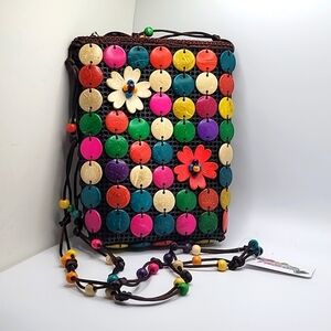 NWT Coconut Crossbody Bag Purses w/ Zipper